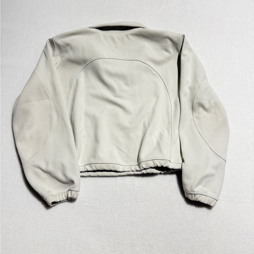 Lululemon Brushed Softstreme ribbed Pullover size 12 - Picture 3 of 4